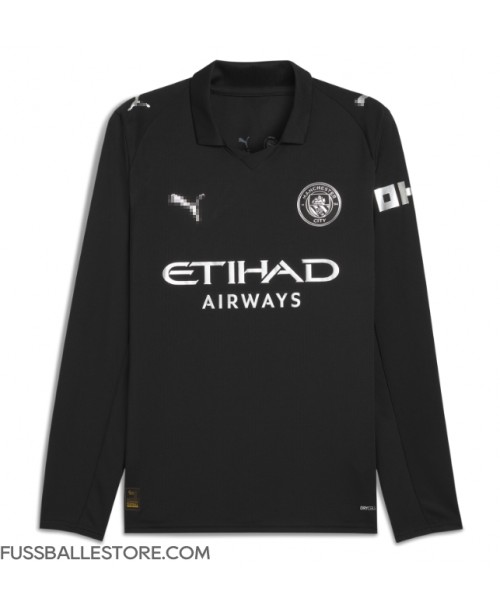 Günstige Manchester City Auswärtstrikot 2025-26 Langarm Günstige Manchester City Auswärtstrikot 2025-26 Langarm